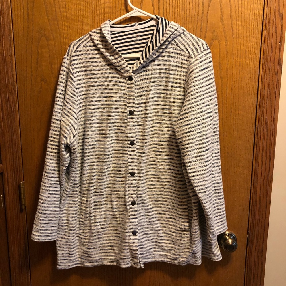 Style&Co size 2X button up hoodie